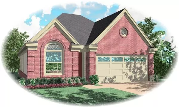 image of traditional house plan 8117